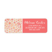 Peach Airy Wildblume Meadow Pattern (Vorne)