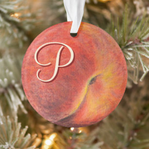Peach Akryllische Ornament