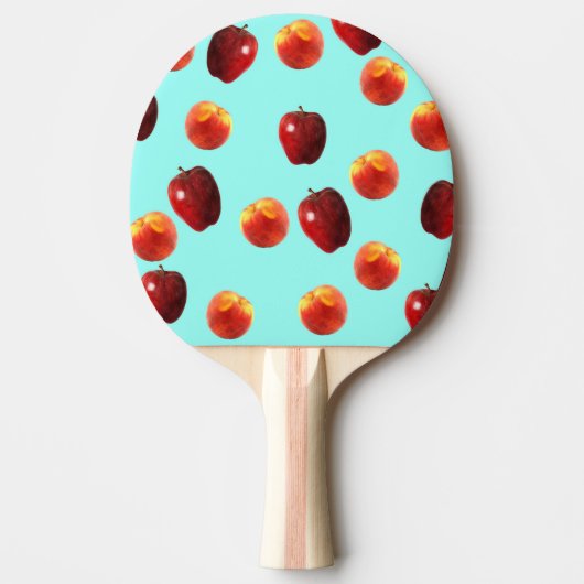 Peach and Apple Ping Pong Paddle Tischtennis Schläger (Vorderseite)