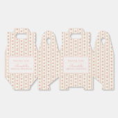 Peach and Beige Fancy Floral Bridal Shower Favor Geschenkschachtel (Ungeklappt)