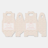 Peach and Beige Fancy Floral Bridal Shower Favor Geschenkschachtel (Ungeklappt)