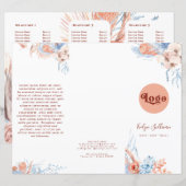 Peach and blue tropchure (Vorne/Hinten)