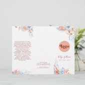 Peach and blue tropchure (Stehend Vorderseite)