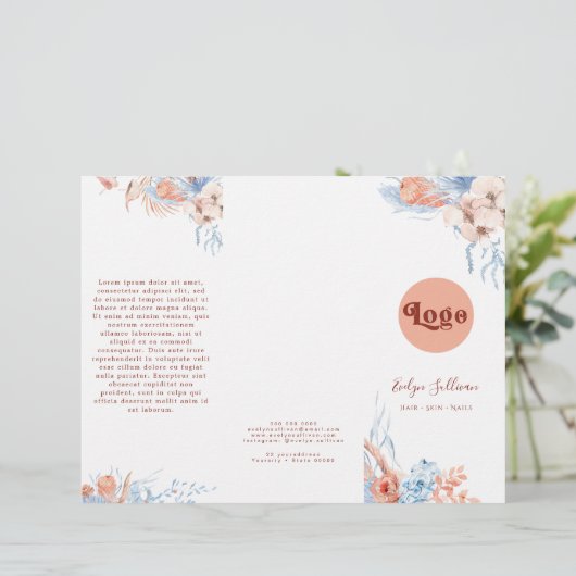 Peach and blue tropchure (Stehend Vorderseite)