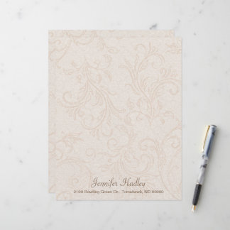 Peach and Blush Flourish Custom 