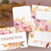 Peach and Cream Romantic Watercolor Floral Wedding Einladung