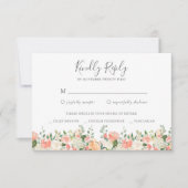 Peach-and-Cream-UAWG-Antwortkarte Einladung (Vorderseite)