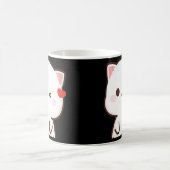 Peach and Goma Mochi Cat Kaffeetasse (Mittel)