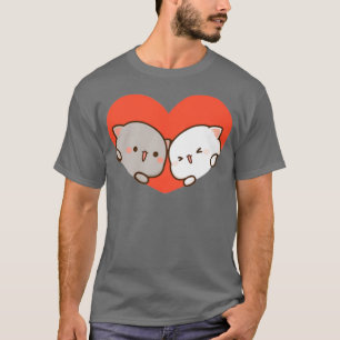 Peach and Goma Mochi Cat Liebe 1 T-Shirt