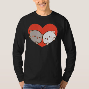 Peach and Goma Mochi Cat Liebe T-Shirt