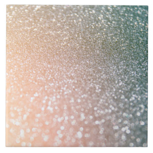 Peach and Gray Sparkle Glamour Glitzer Fliese