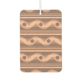 Peach and Mocha Spiral Pattern Autolufterfrischer