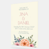 Peach and Petal Dream Acrylschild (Winkel)