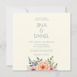 Peach and Petal Dream Save The Date