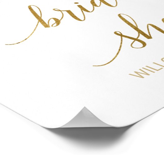 Peach and Pink Peony Blume Brautparty Willkommen Poster (Ecke)