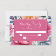 Peach and Pink Watercolor Peony Blume Hochzeit