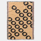 Peach Apricot Minimal modern Decke (Vorderseite Vertikal)