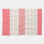 Peach Aquamarin und Orange Geschirrtuch (Horizontal)