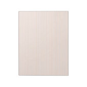 Peach ästhetische Wide Lined Paper Notepad Notizblock (Rotiert)