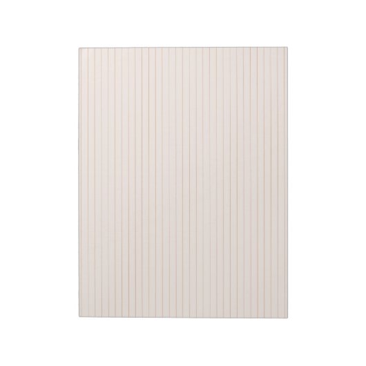 Peach ästhetische Wide Lined Paper Notepad Notizblock (Rotiert)