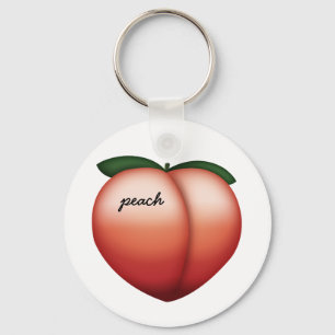 Peach Ästhetischer Schlüsselanhänger