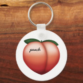 Peach Ästhetischer Schlüsselanhänger (Vorderseite)