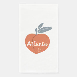 Peach Atlanta Liebe Serviette