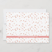 Peach Aztec Muster | ANKÜNDIGUNG DATUM FREIHALTEN (Rückseite)