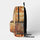Peach Beauty Bedruckter Rucksack (Rechts)