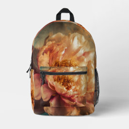 Peach Beauty Bedruckter Rucksack