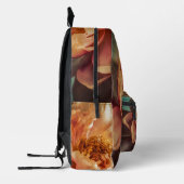 Peach Beauty Bedruckter Rucksack (Links)