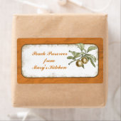 Peach behält Lebensmittelspeicher botanische Maßst (Insitu)