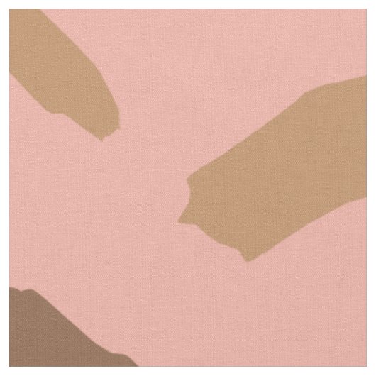 Peach, Beige, Tan Brown Terrazzo Marmormuster Stoff (Nahaufnahme)