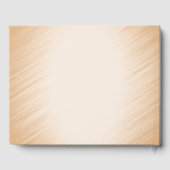 Peach Bicycle Wedding Guest Book Gästebuch (Rückseite)