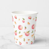 Peach Birthday Pappbecher (Rechts)