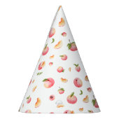 Peach Birthday Partyhütchen (Links)