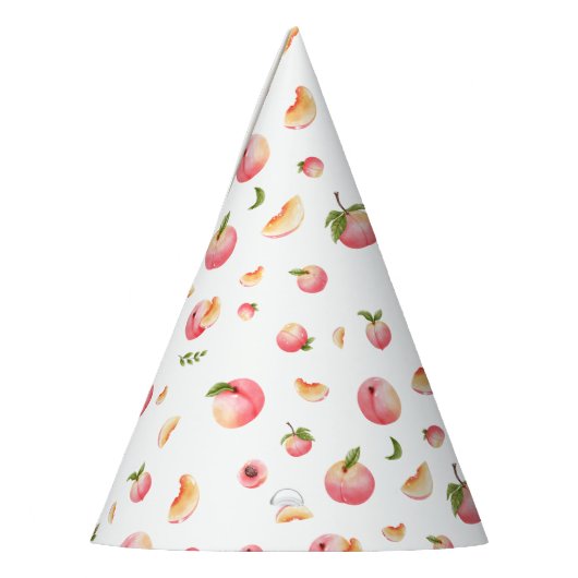 Peach Birthday Partyhütchen (Links)
