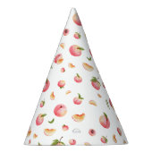 Peach Birthday Partyhütchen (Rechts)