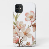Peach Blossom Botanical Case-Mate iPhone Hülle (Rückseite)