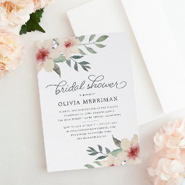 Peach Blossom Bridal Dusche Einladung