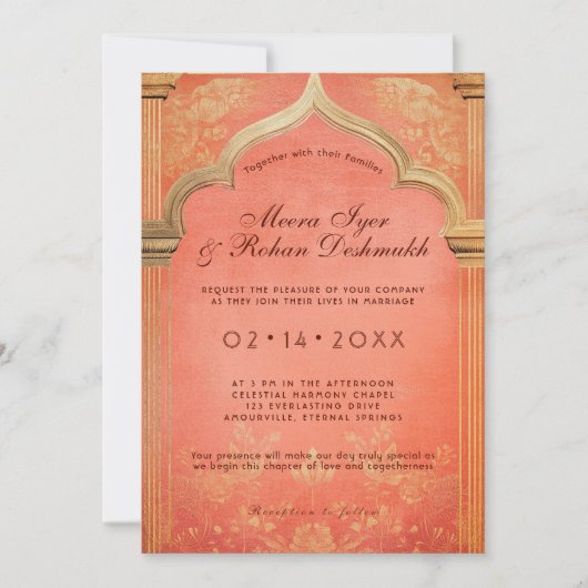 Peach Blossom: Die ewige Gnade Einladung (Vorderseite)