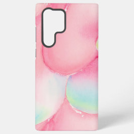 Peach Blossom - Ethereal Watercolor Art Phone Case Samsung Galaxy Hülle