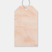 Peach Blossom Geburtstag Vielen Dank Geschenkanhänger (Rückseite)