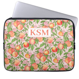 Peach Blossom Laptop Sleeve
