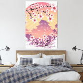 Peach Blossom Leinwanddruck (Insitu (Schlafzimmer))