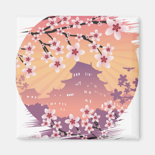 Peach Blossom Magnet