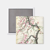 Peach Blossom Magnet (Vorderseite/Rückseite)