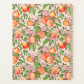 Peach Blossom Monogram Day Planner Planer (Rückseite)