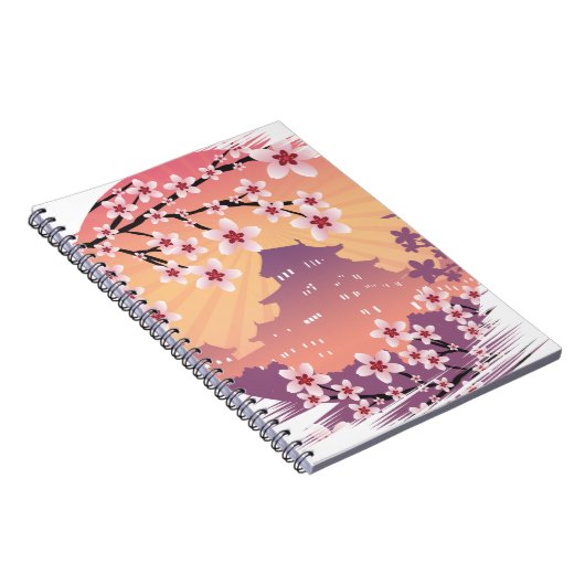 Peach Blossom Notizblock (Rechte Seite)