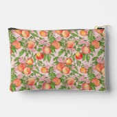 Peach Blossom Pencil Pouch Zubehörtasche (Rückseite)